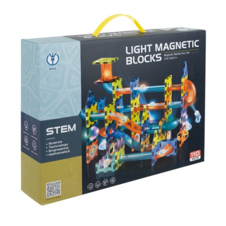 Konstruktorius su švieselėmis "Marble Run" 110 el.