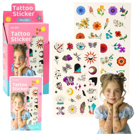 Tatuiruočių rinkinys "Gėlės"