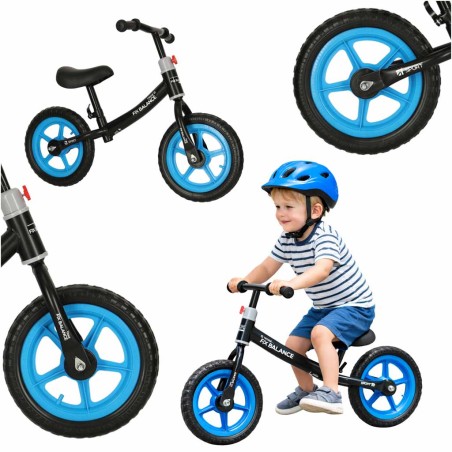 Balansinis dviratis "Trike Fix Balance" (juodas/mėlynas)