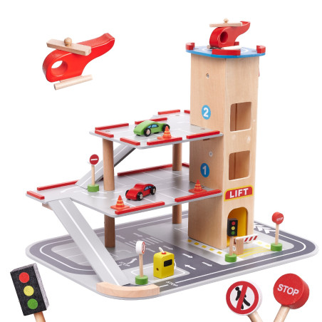Medinė automobilių stovėjimo aikštelė